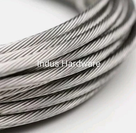 Stainless Steel T316 Cable Railing, 1/4" 1x19 Commercial Grade - 250 FT