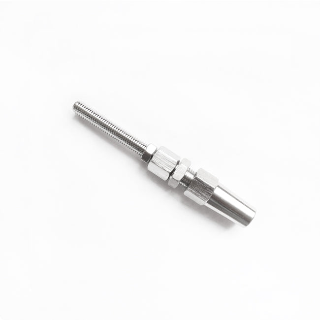 Swageless Threaded stud for 1/8" Cable